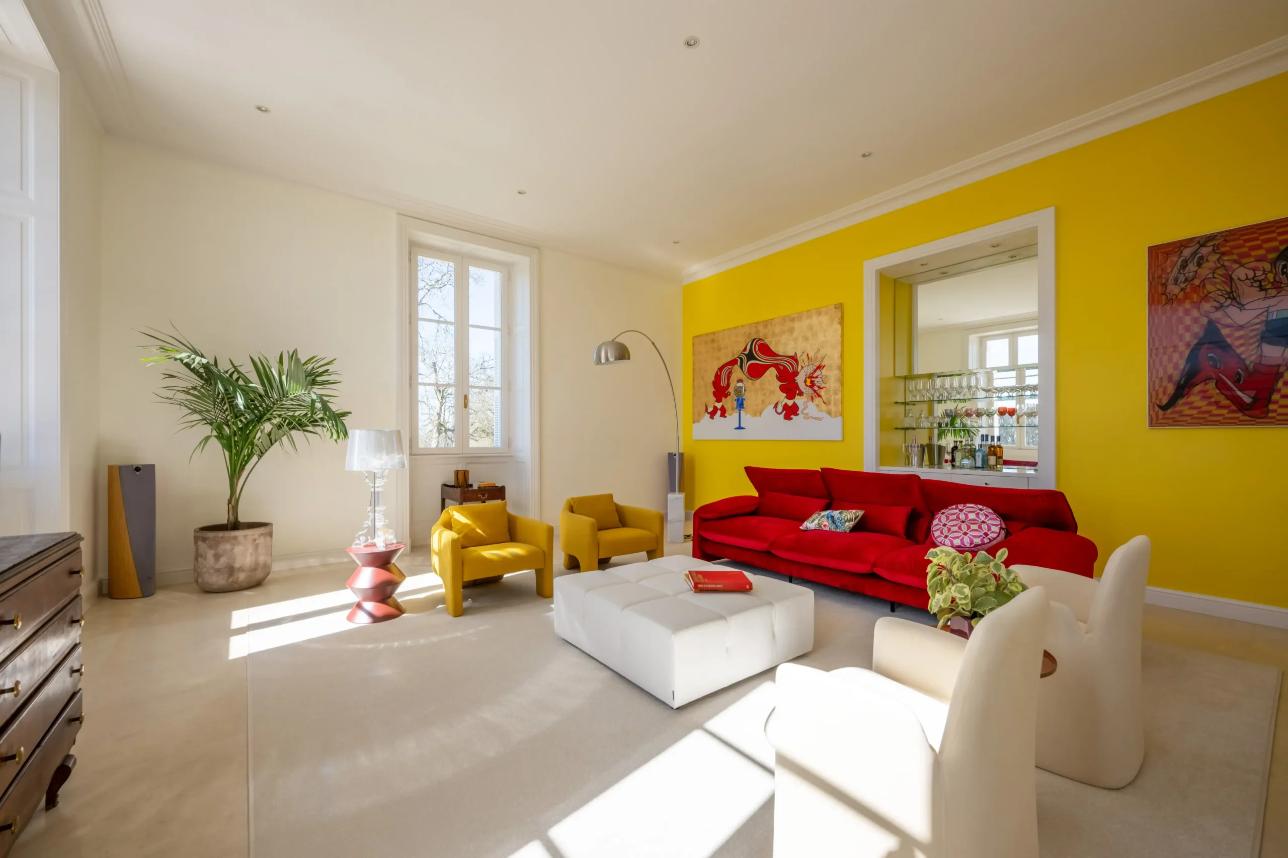 Modern Salon the Ground Floor