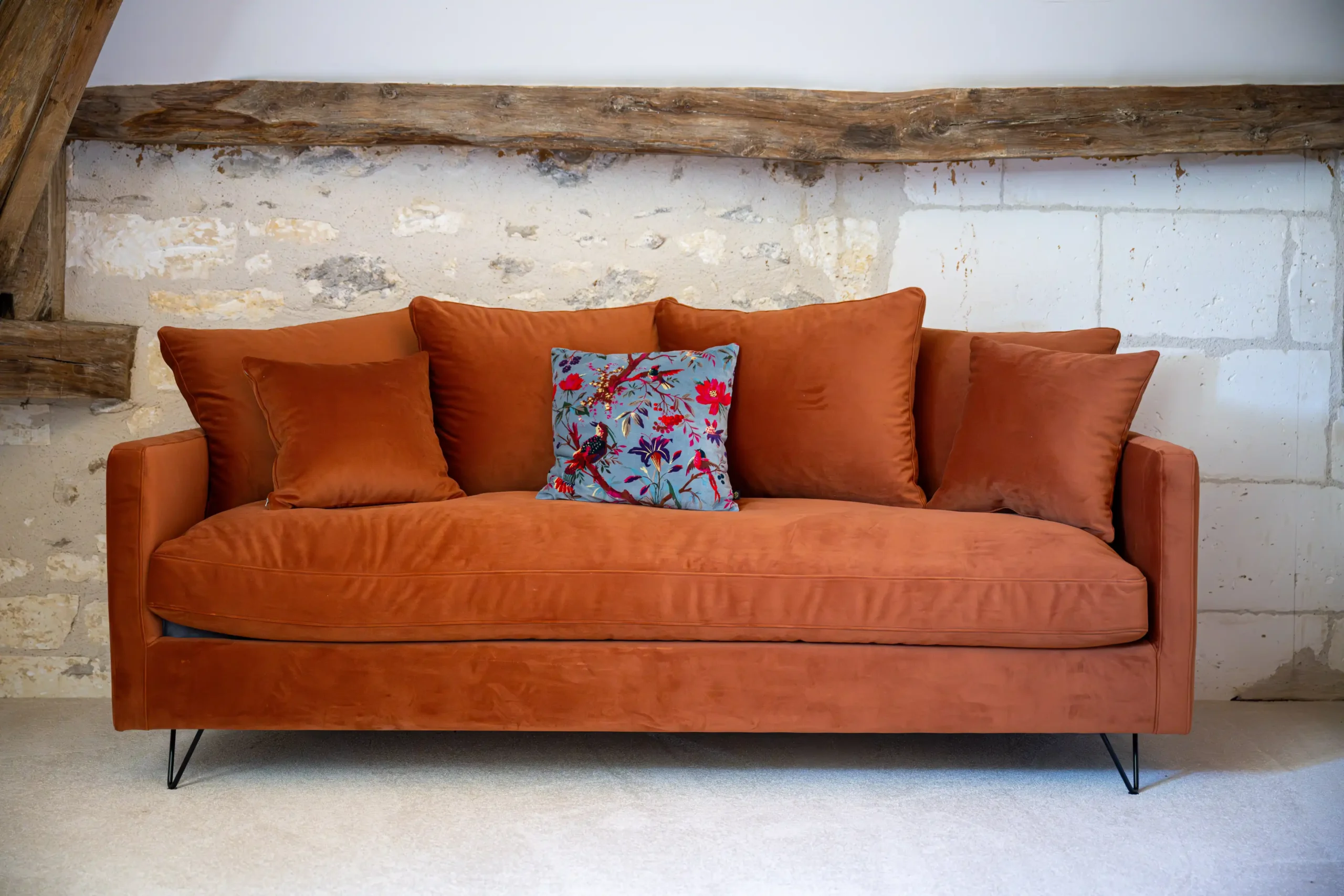 Cozy kitchen and dining area in Lavender Cottage