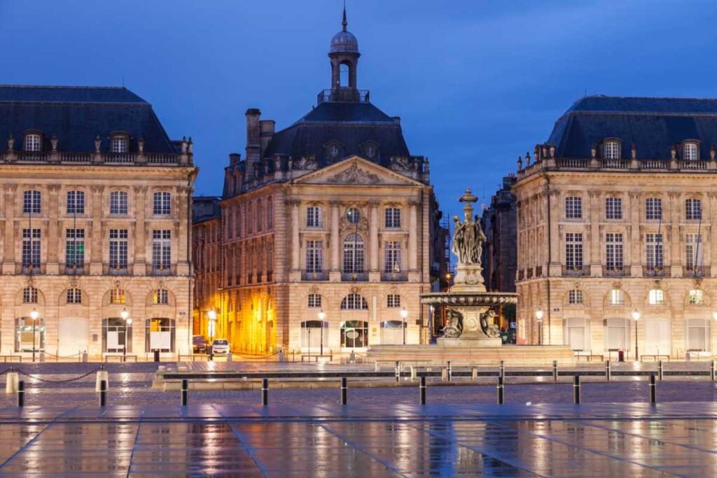 Place de la Bourse in Bordeaux.