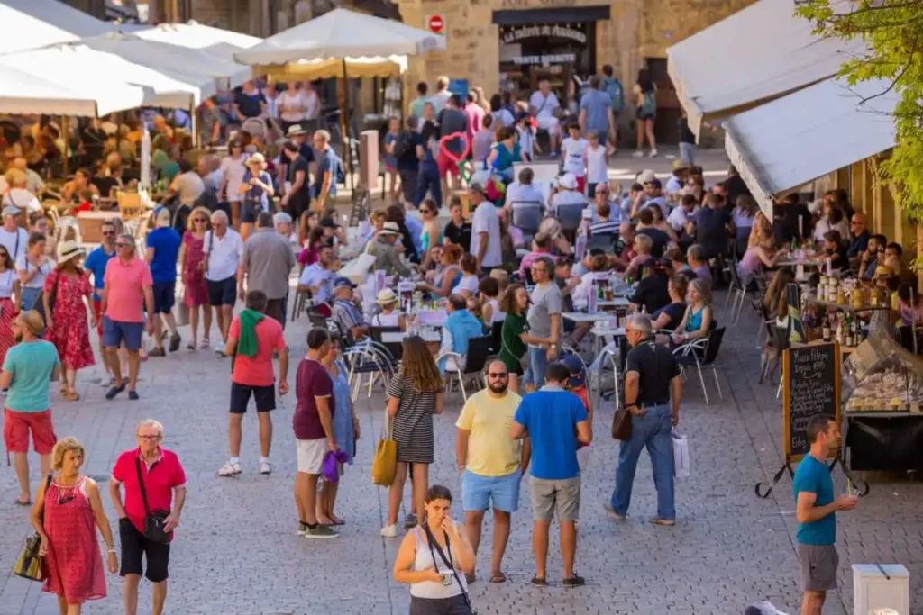 old medieval town of Sarlat-la-Caneda