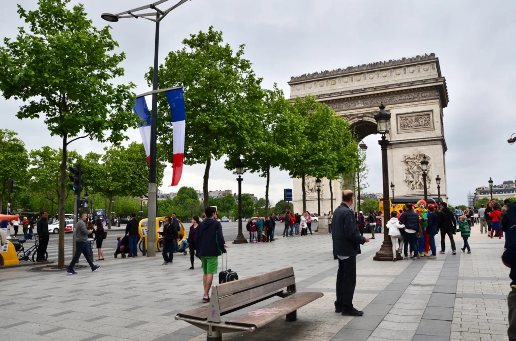 Arc de Triomphe and the Champs-Élysées